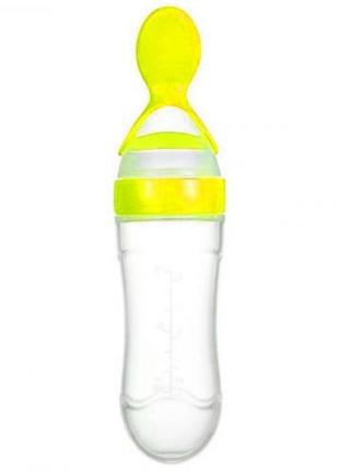 Ложечка-контейнер, 90 мл, желтый