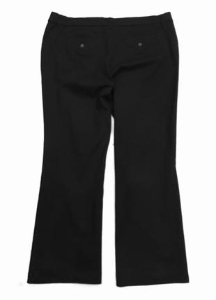 Длинные коттоновые брюки эластичные / высокая посадка6 фото