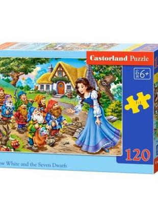 Пазлы "белоснежка и 7 гномов", 120 эл