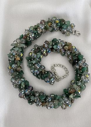 Колье из натуральных камней