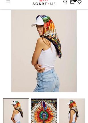 Хустинка scarf me шовк 100%