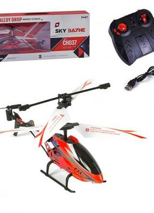Вертолет на радиоуправлении (красный)