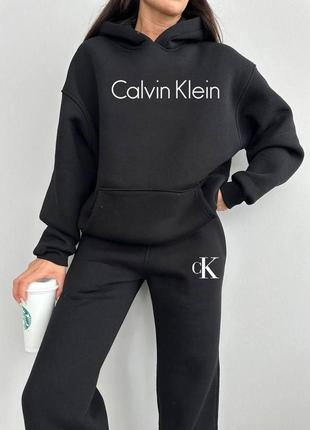 Костюм спортивний жіночий теплий тринитка на флісі 42-44; 46-48 мод: 1362