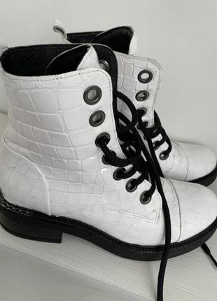 Ботинки кожа