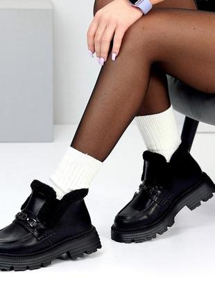 Sale комфортні жіночі шкіряні черевики зимові черевики натуральна шкіра зима