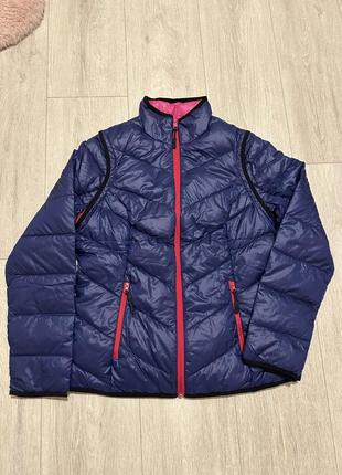 Пухова куртка xs, s, безрукавка