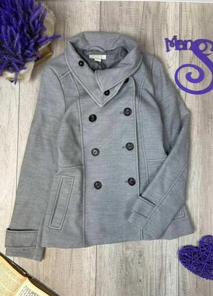 Жіночий жакет h&m трикотажний сірий розмір м (46)