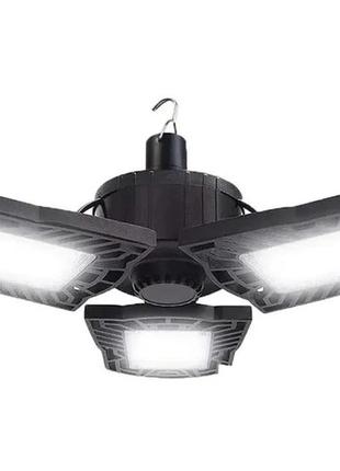 Кемпинговый подвесной фонарь лампа xf-701 (3xcob) на солнечной батарее + usb (5 режимов)2 фото