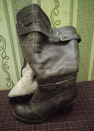 Сапожки из натуральной кожи