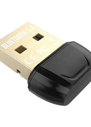 Bluetooth адаптер 5.4, usb bluetooth stick dongle (edr и ble) plug and play bluetooth stick для пк ноутбука на