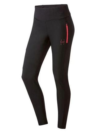Женские функциональные легинсы rocktrail черные - размер m