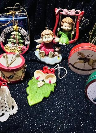Винтажные новогодние игрушки, лот10 фото