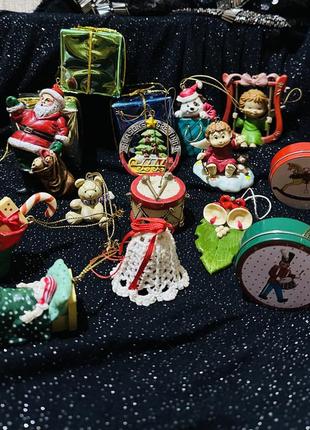 Винтажные новогодние игрушки, лот