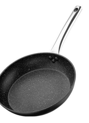 Сковорода 26см ardesto gemini abetone, алюміній, чорний тм ardesto