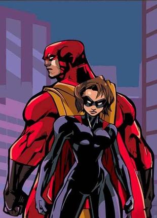 Набір для розпису по номерах супер-дует 30х40 см ss6710 тм strateg  7копійок