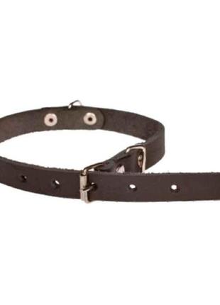 Нашийник 110 14мм eco шкіра з 2-х частин тм o.l.kar 7копійок