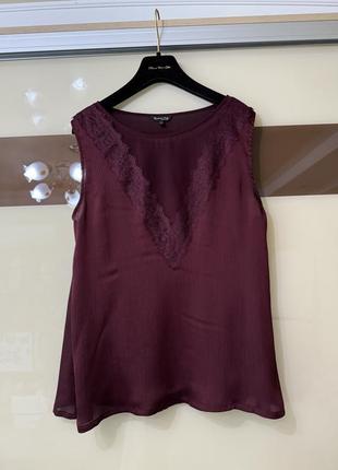 Жіноча шикарна блуза майка massimo dutti