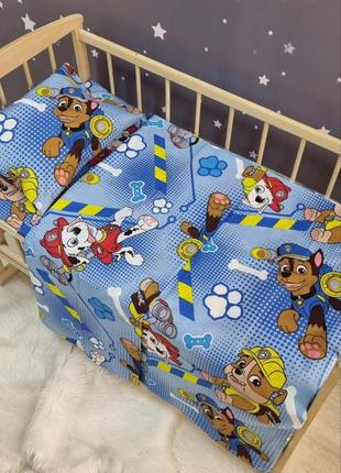 Змінна дитяча постіль щенячий патруль6 фото