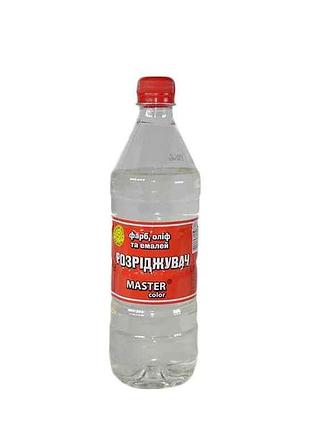 Розчинник фарб 0,9л (495г) тм master color