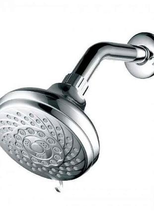 Лійка для душу хром кругла sh-33-d10m5-set тм storm  7копійок