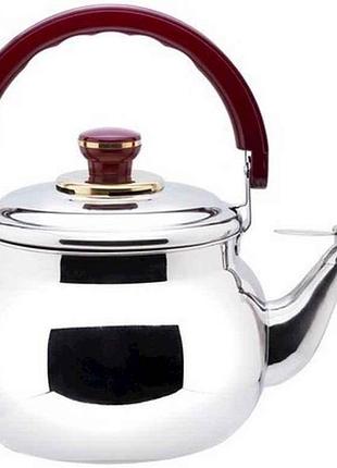Чайник з нерж. сталі 2л муз. ø180мм арт.1464 тм empire
