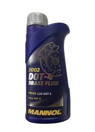 Гальмівна рідина dot-4 breke fluid (455 g) тм mannol  7копійок