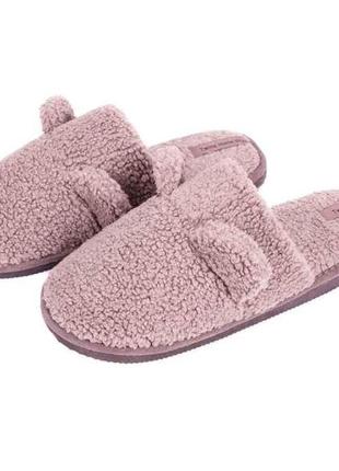 Капці домашні жіночі р.40 pink hs хутрянi teddi тм twins 7копійок