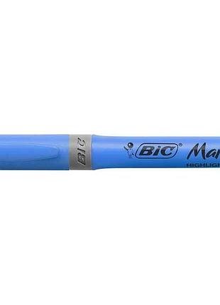 Текстовиділювач grip , блакитний 12шт bc811931 тм bic  7копійок