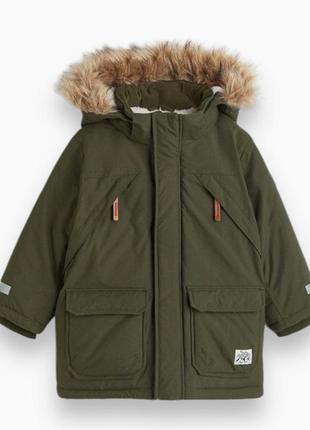Куртка зимняя h&m для мальчика на рост 116 см, 122 см