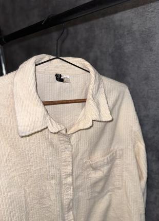 Женская теплая рубашка oversize