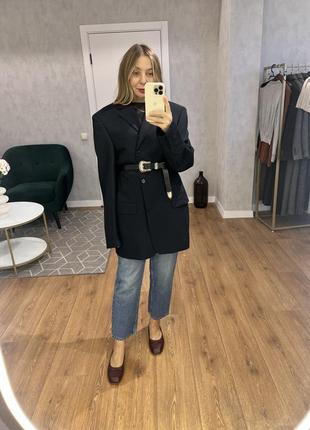 Пиджак темно синий hugo boss винтаж