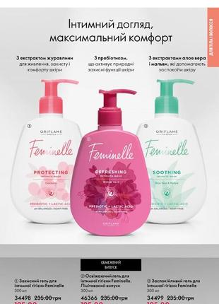 Гель для інтимної гігієни feminelle