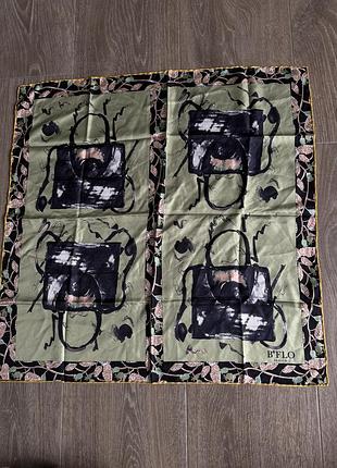 Хустка платок bflo zurich silk scarf manou salvia green