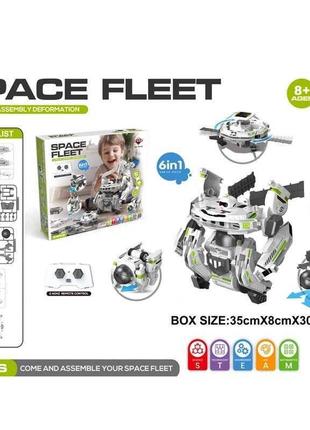 Конструктор на радиоуправлении st 01  84 детали, 6 вариантов сборки, пульт 2.4 ghz