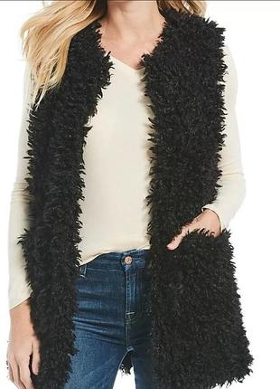 Шикарный мягкий теплый жилет