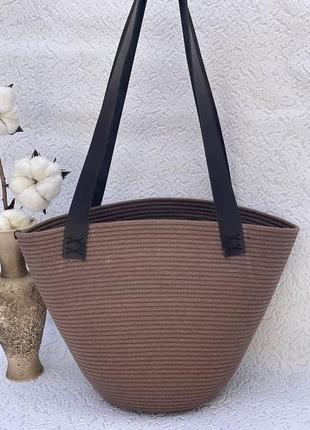 Сумка из хлопкового шнура