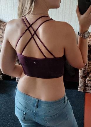 Спортивный топ workout. топ для фитнеса и других видов спорта. поддерживающий мягкий бюстгальтер. топик2 фото