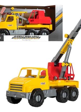 Автокран игрушечный "city truck" 39366  "tigres"