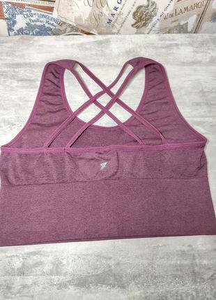 Спортивный топ workout. топ для фитнеса и других видов спорта. поддерживающий мягкий бюстгальтер. топик7 фото