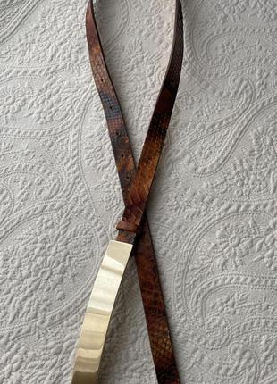 Claudia may, ремень, пасок, кожа питона 100%