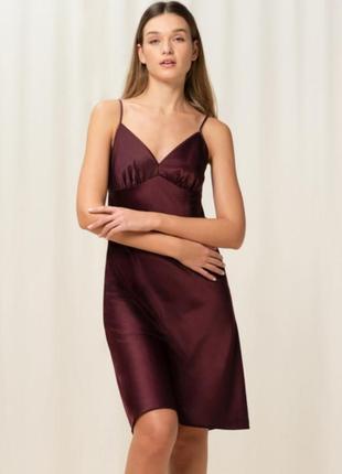 Сатиновое ночная рубашка, ночное платье, ночное платье, пижама triumph nightdresses dress satin