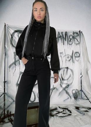 Женское худи, куртка,черная ветровка zara ▪️