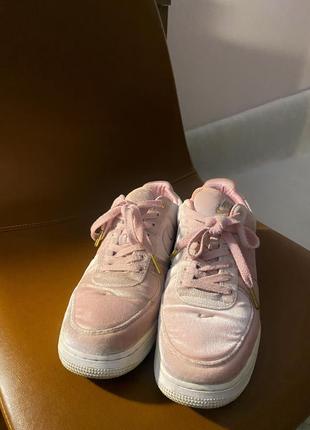 Кросівки nike sb kids sb check premium card 1 low 07 premium pink velour рожеві велюрові форси оригінал