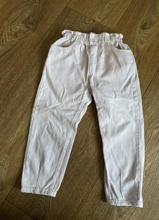 Детские джинсы зара на резинке