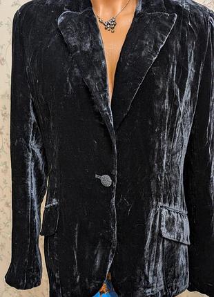 Піджак шовк оксамит