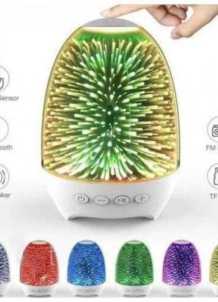 Уцінка. нічник-колонка "colorful spots", акумуляторний - пошкоджена упаковка