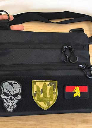 Тактичний рюкзак через плече, нагрудна сумка чоловіча тактична тканинна, нагрудна сумка кобура shop