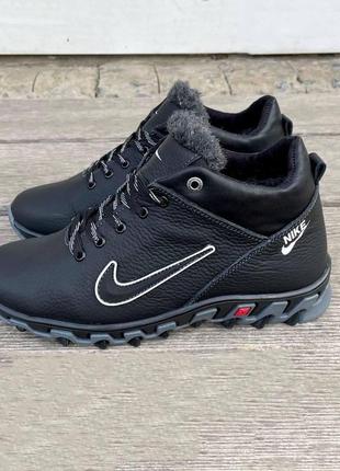 Дитячі шкіряні зимові кросівки