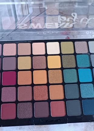 Палетка теней nyx swear by it shadow palette (40 оттенков)