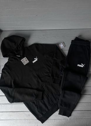 Оригинальный костюм puma essentials full-zip logo